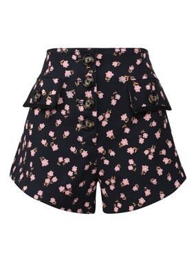 Flower print shorts